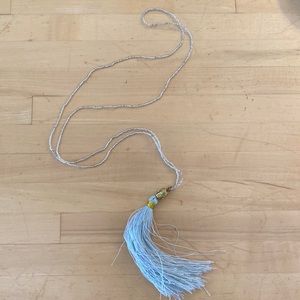 Long boutique beaded necklace